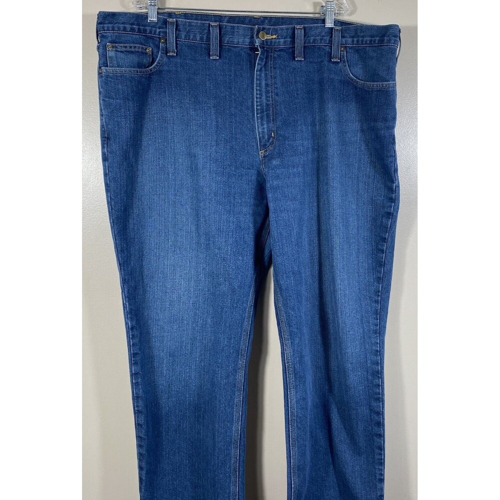 Carhartt Jeans Men 46x32 Medium Wash Blue Traditional Fit 101496 420